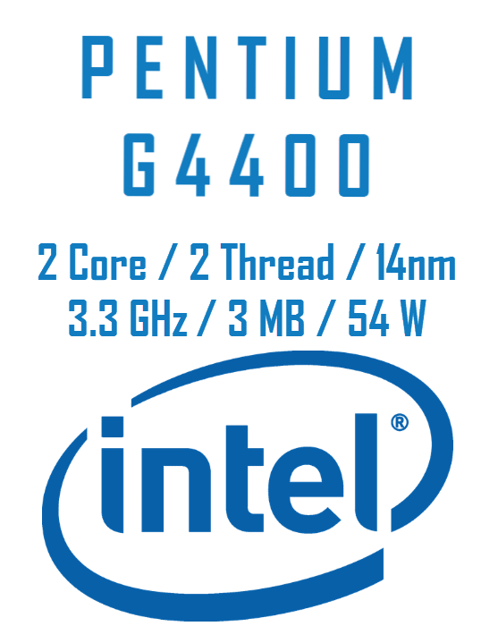 cpu pentium g4400 1 - پردازنده مرکزی اینتل سری Skylake مدل Pentium G4400